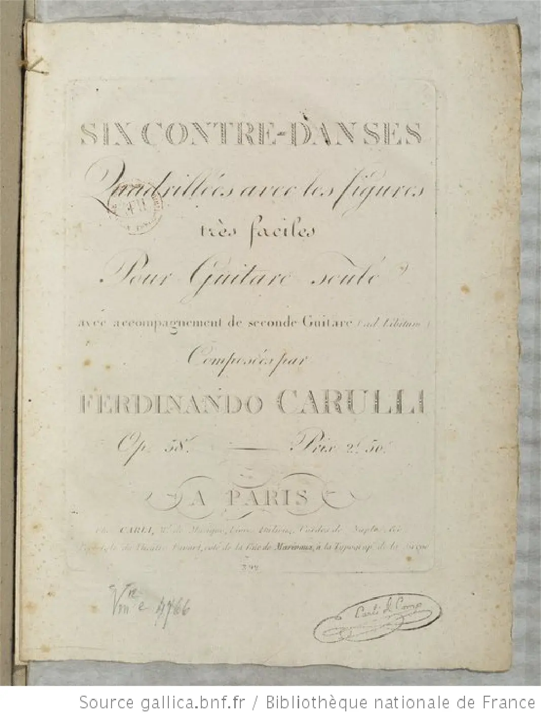Six Contre-Danses - Page 1