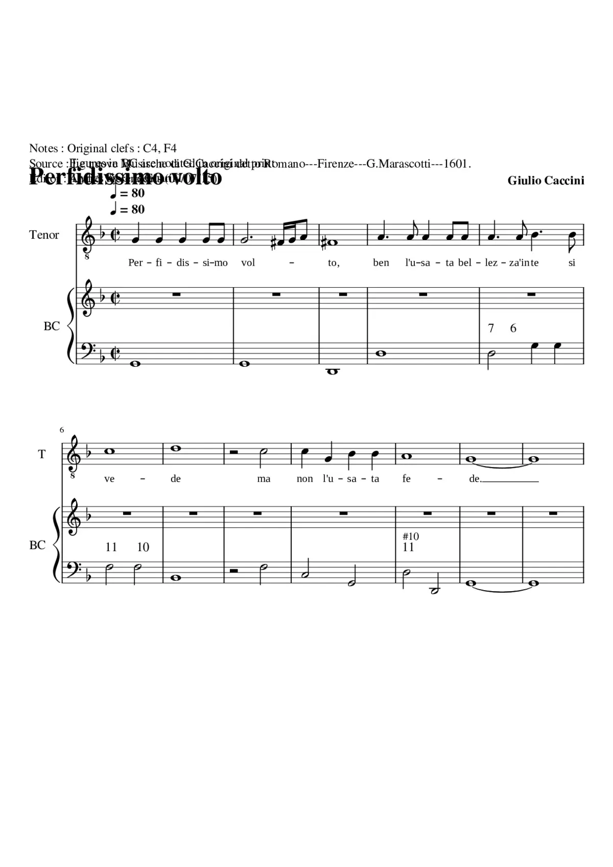 Perfidissimo volto - Page 1