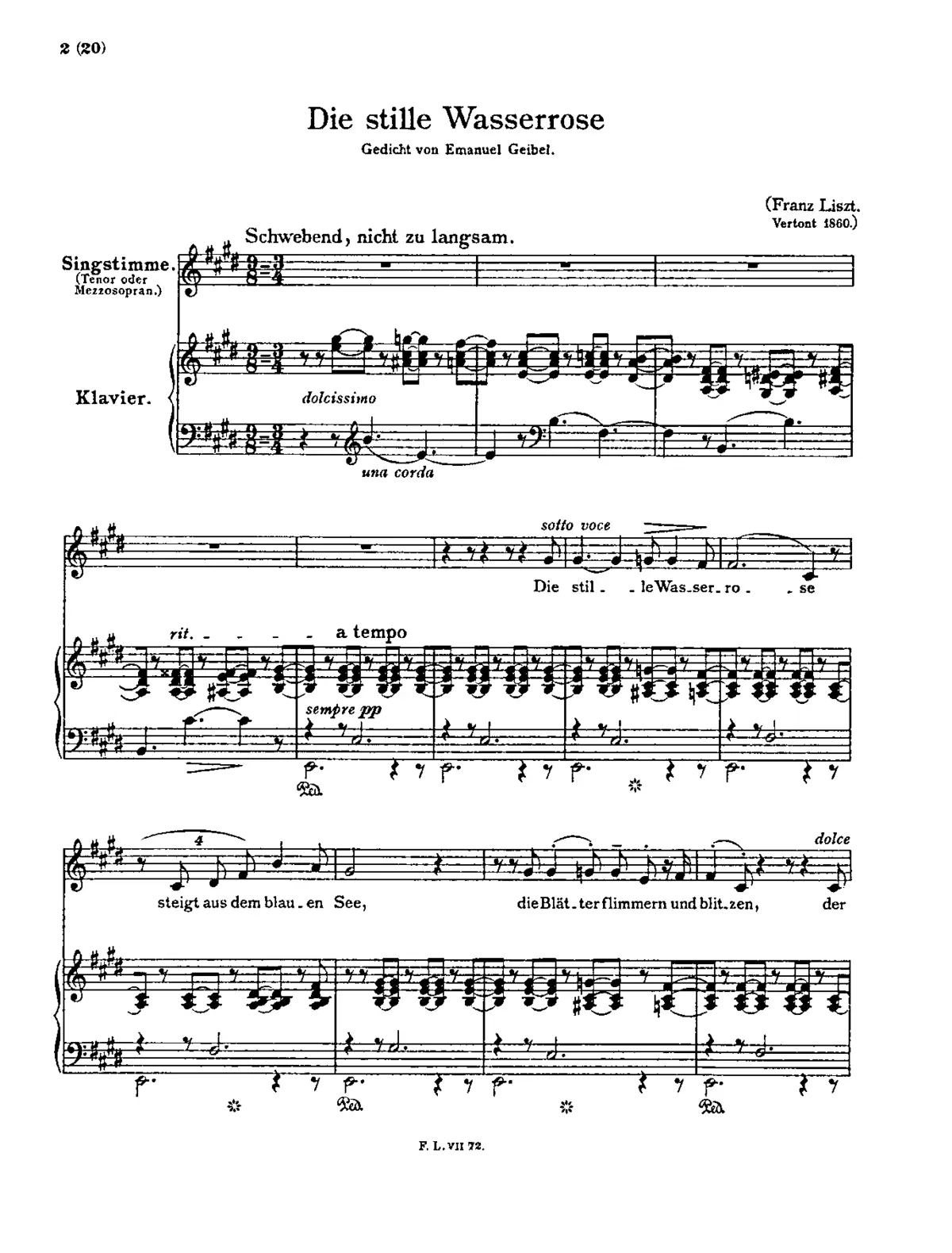 Die stille Wasserrose - Page 1