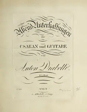 Abend-Unterhaltungen für Csakan und Guitare