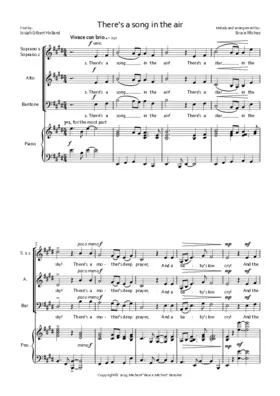 There's a song in the air