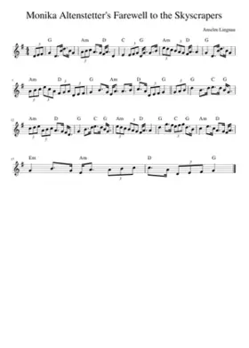 Monika Altenstetter's Farewell to the Skyscrapers