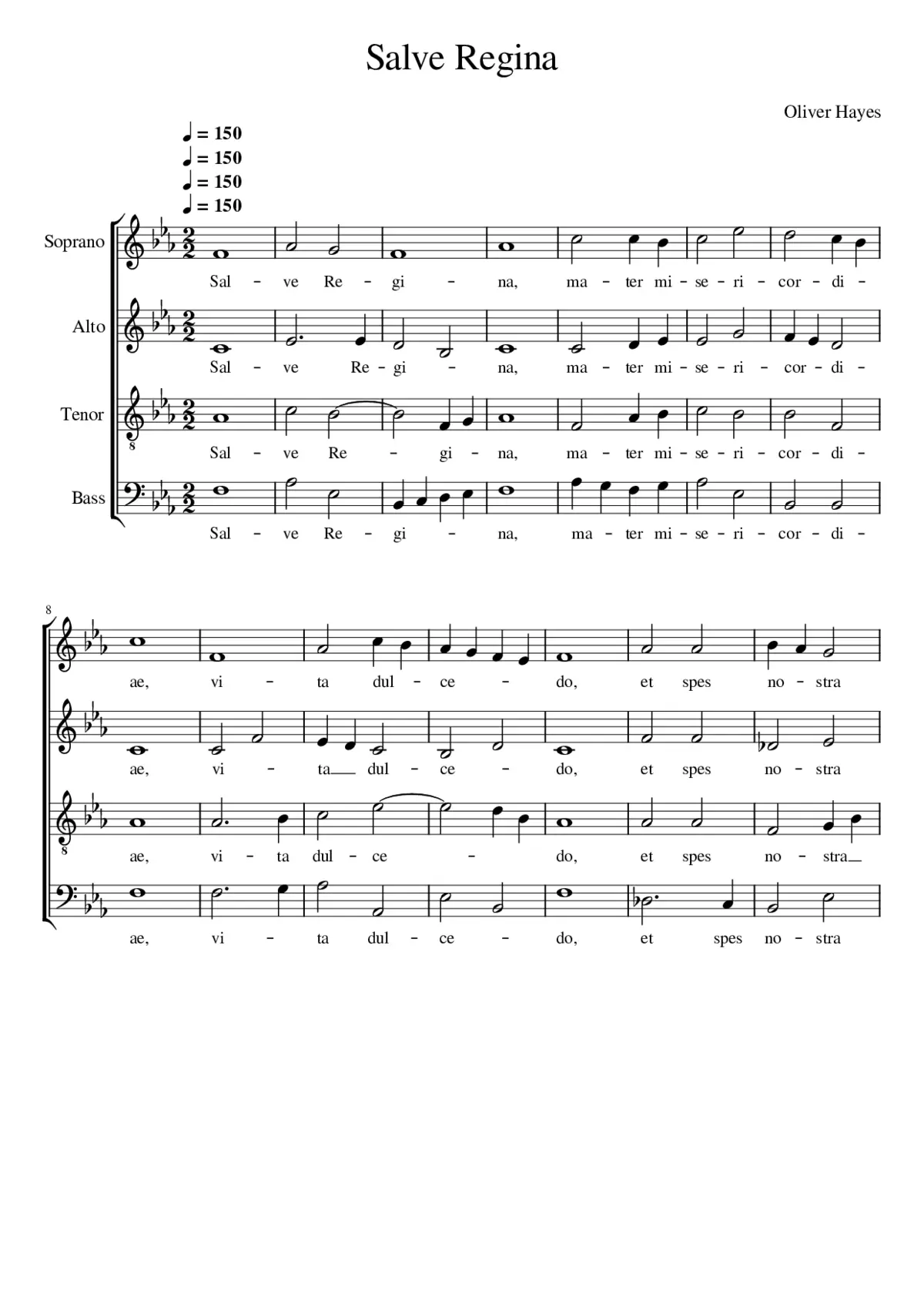 Salve Regina - Page 1