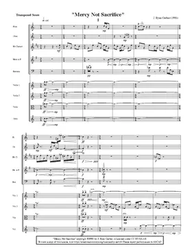 Mercy, not Sacrifice