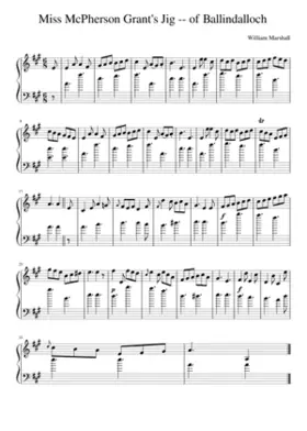 Miss McPherson Grant's Jig -- of Ballindalloch