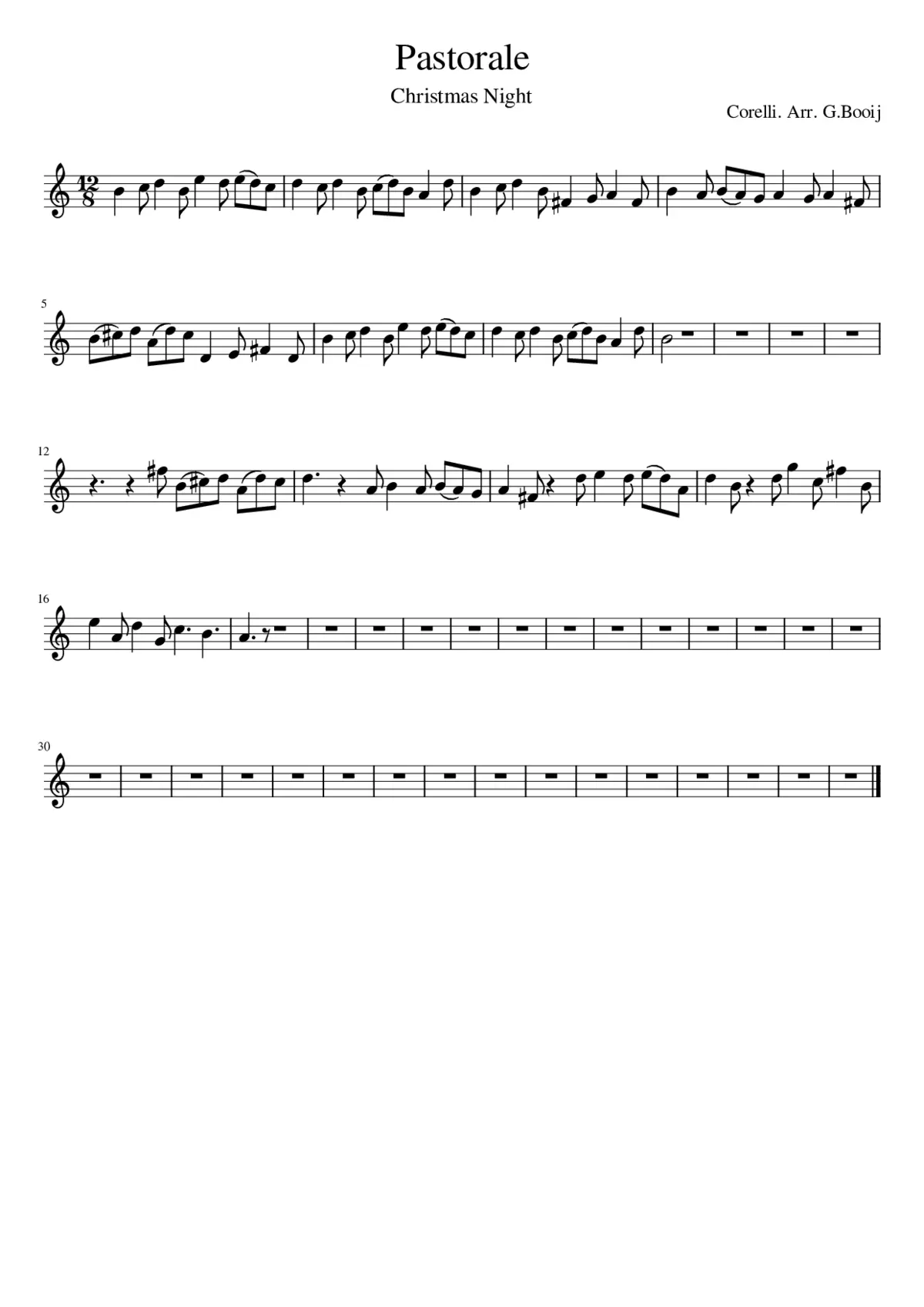 Pastorale - Page 1