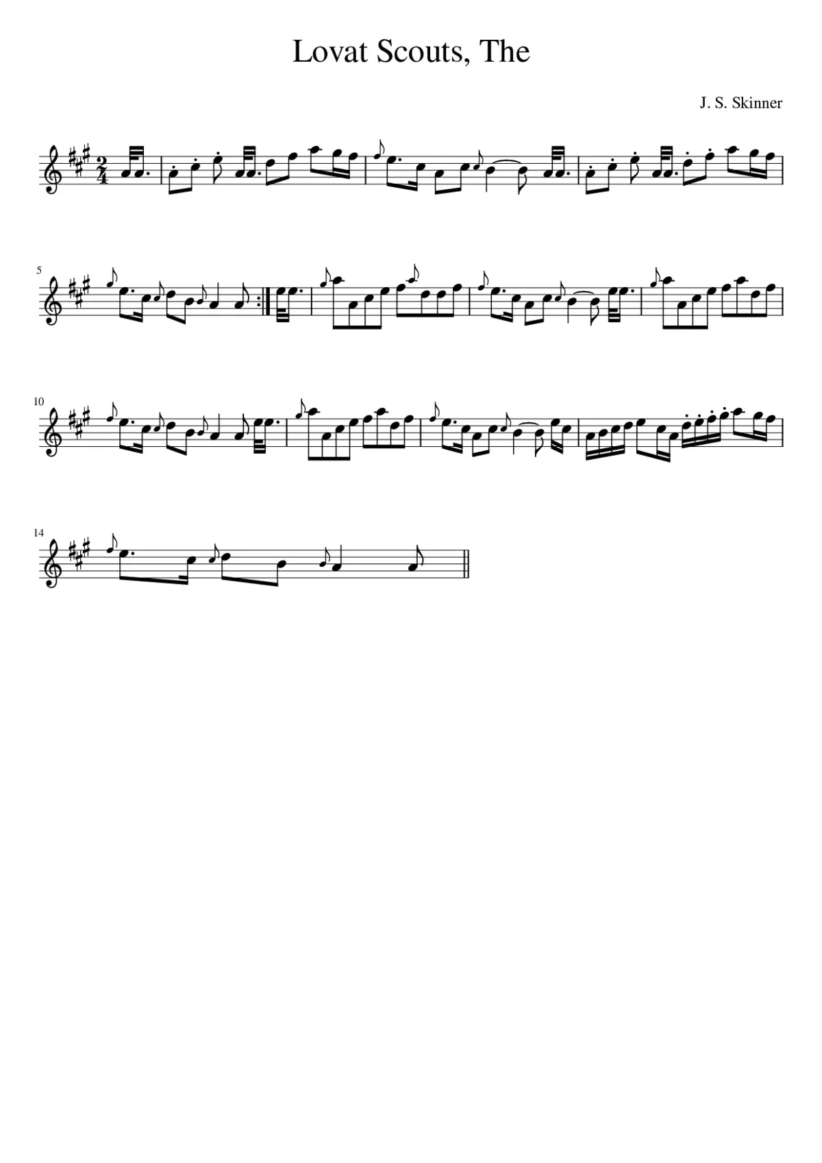 The Lovat Scouts - Page 1