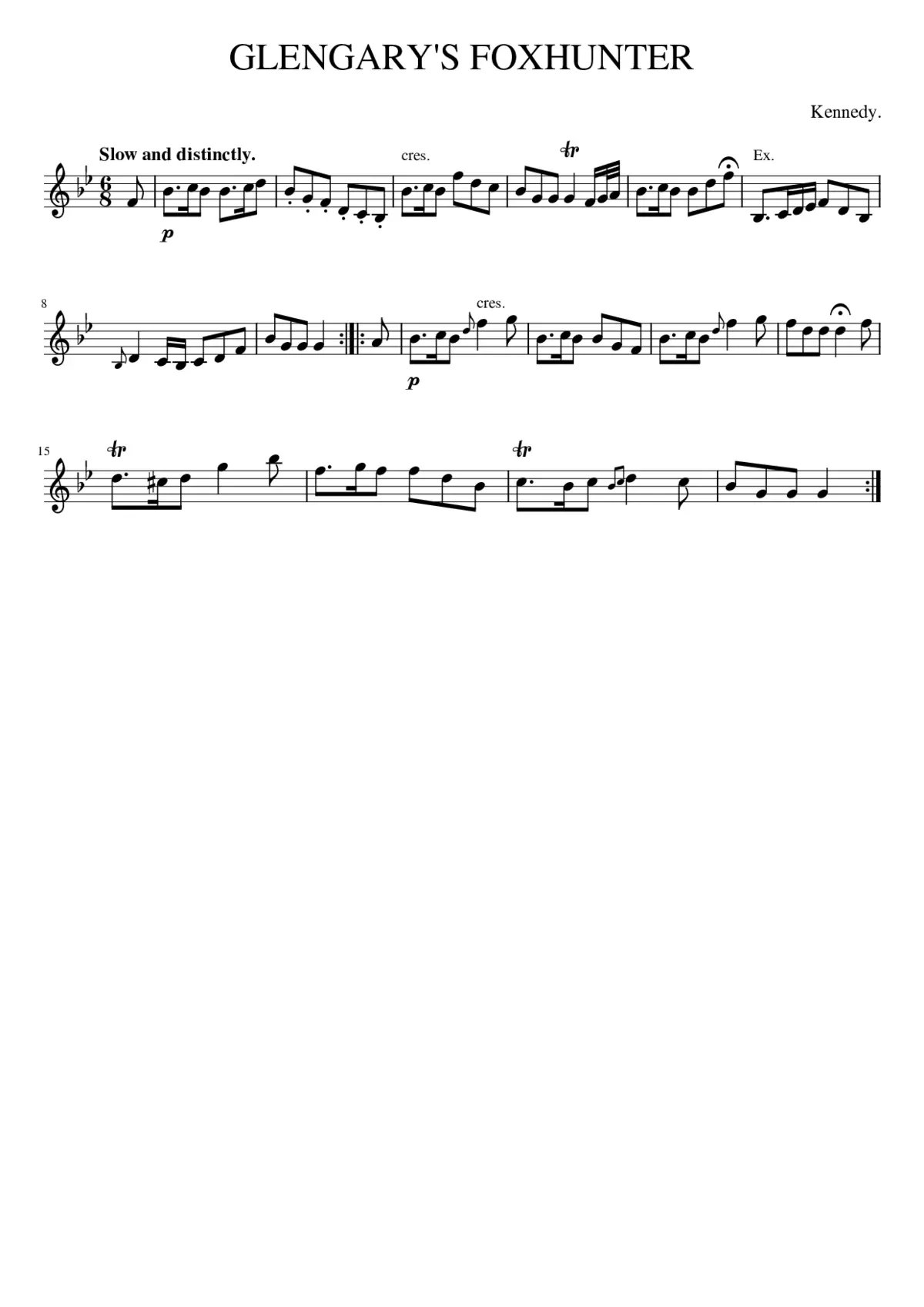 GLENGARY'S FOXHUNTER - Page 1