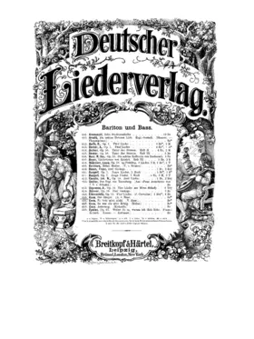 Zehn Lieder für eine Singstimme mit Begleitung des Pianoforte