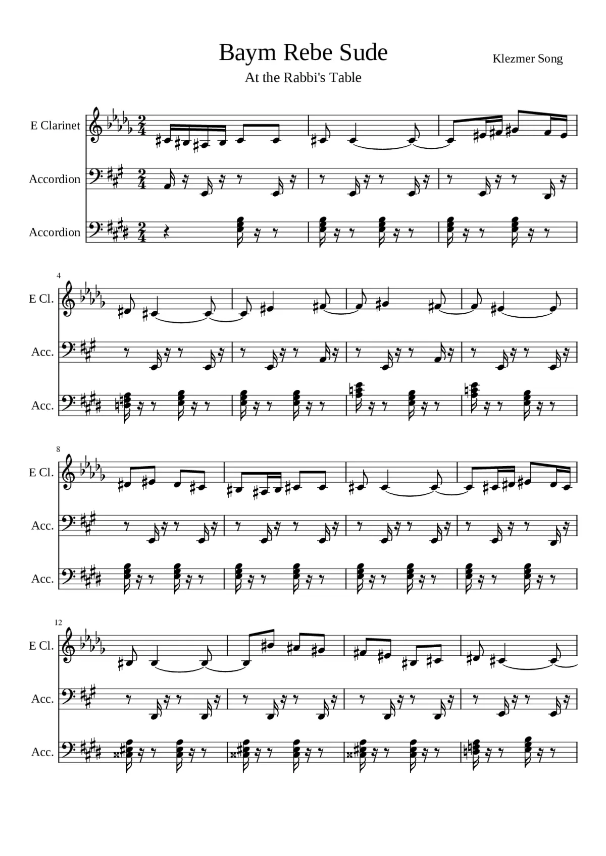 Baym Rebe Sude - Page 1