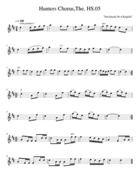 Hunters Chorus to Der Friechuzt TS.212