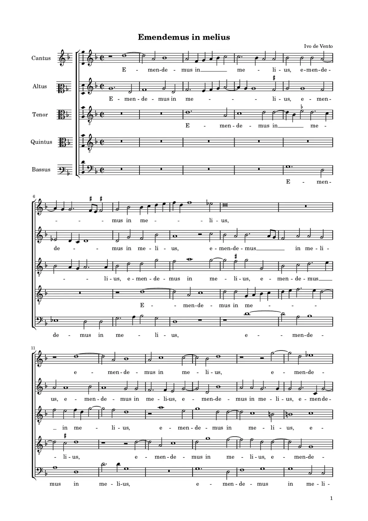 Emendemus in melius - Page 1