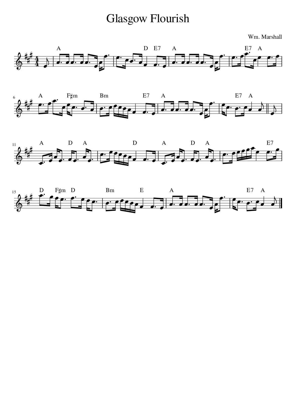 Glasgow Flourish - Page 1