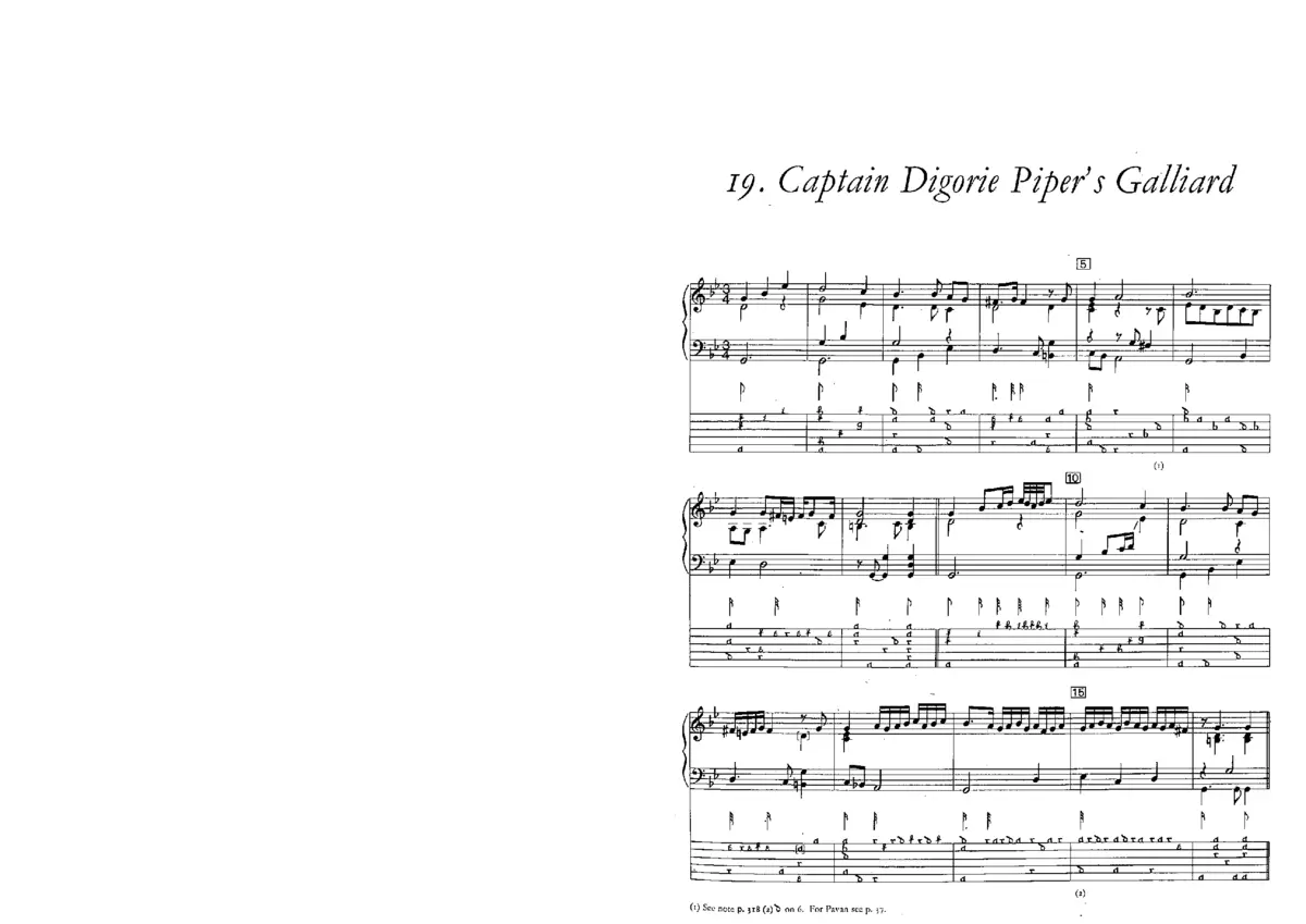 Captain Digorie Piper his Galliard - Page 1