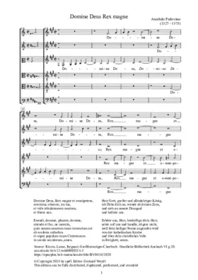 Domine Deus Rex magne
