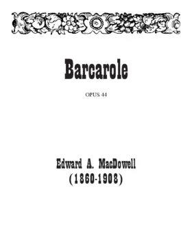 Barcarole, Op. 44