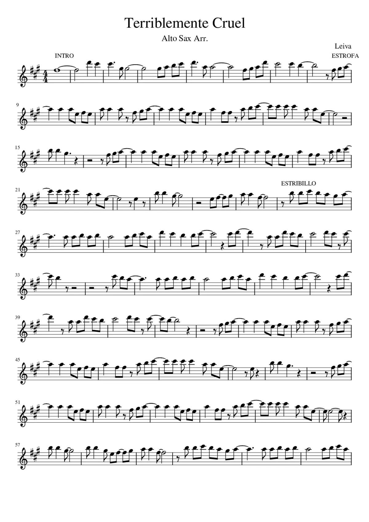 Terriblemente Cruel - Page 1