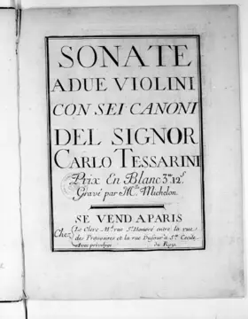 12 Sonatas and Canons for 2 Violins