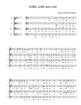 Soffri, soffri mio core