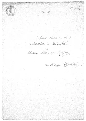 Violin Sonata in B minor