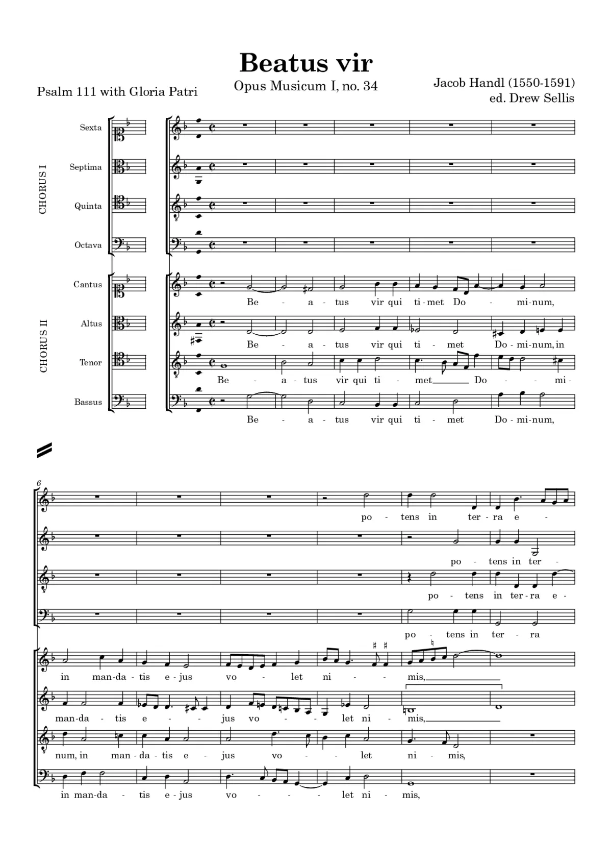 Beatus vir - Page 1