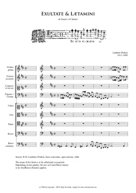 Exultate et laetamini