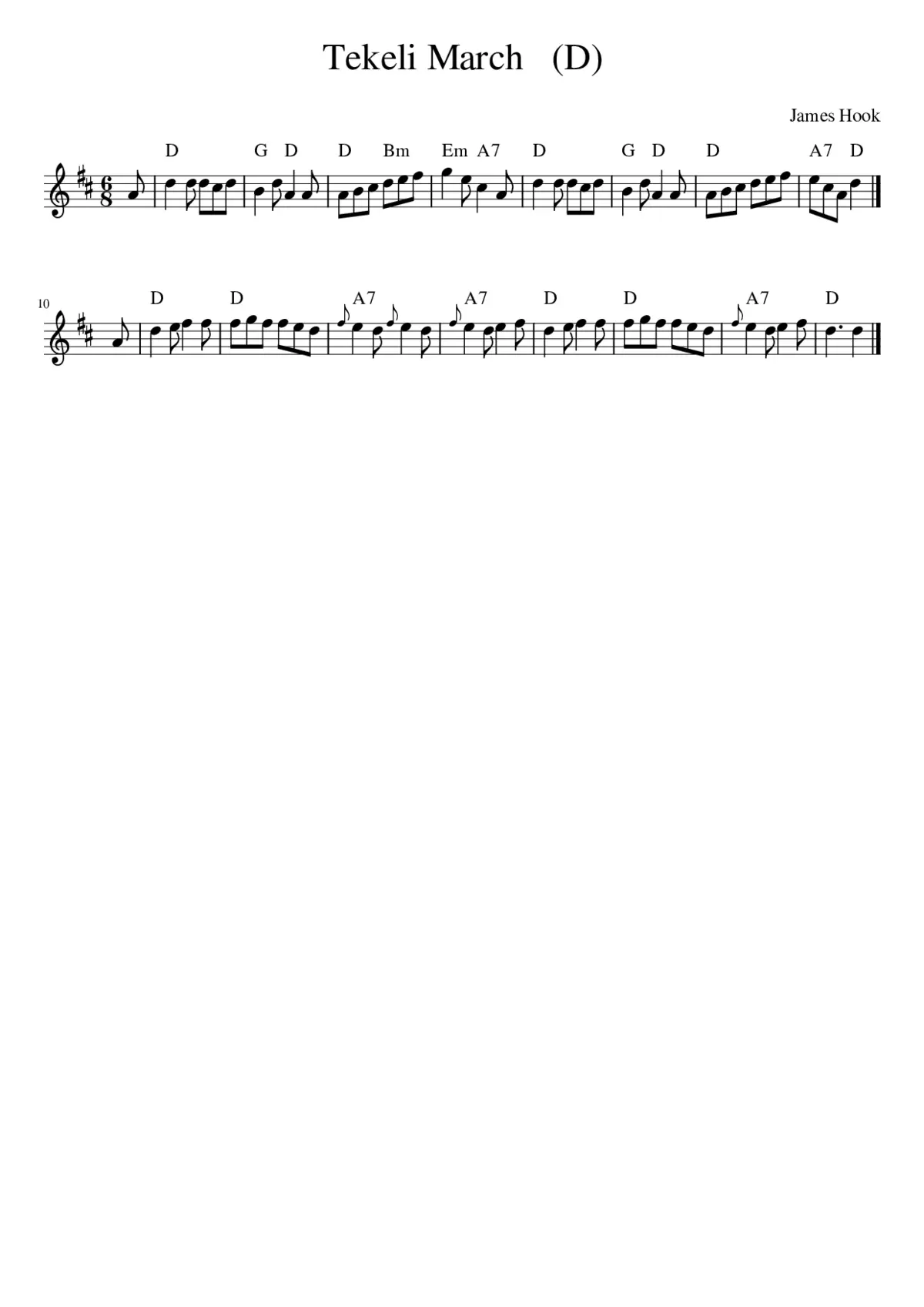 Tekeli March (D) - Page 1