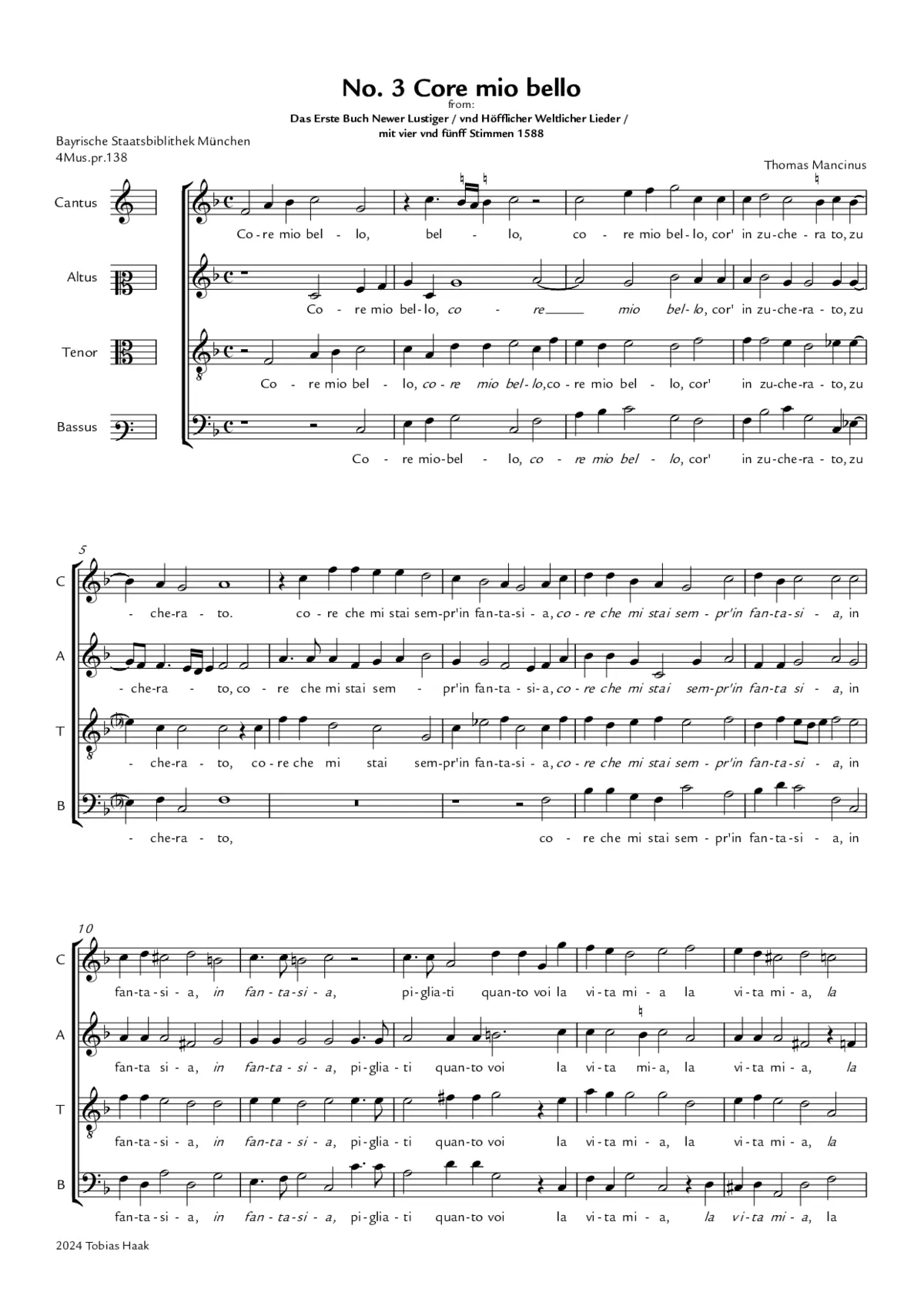 Core mio bello - Page 1