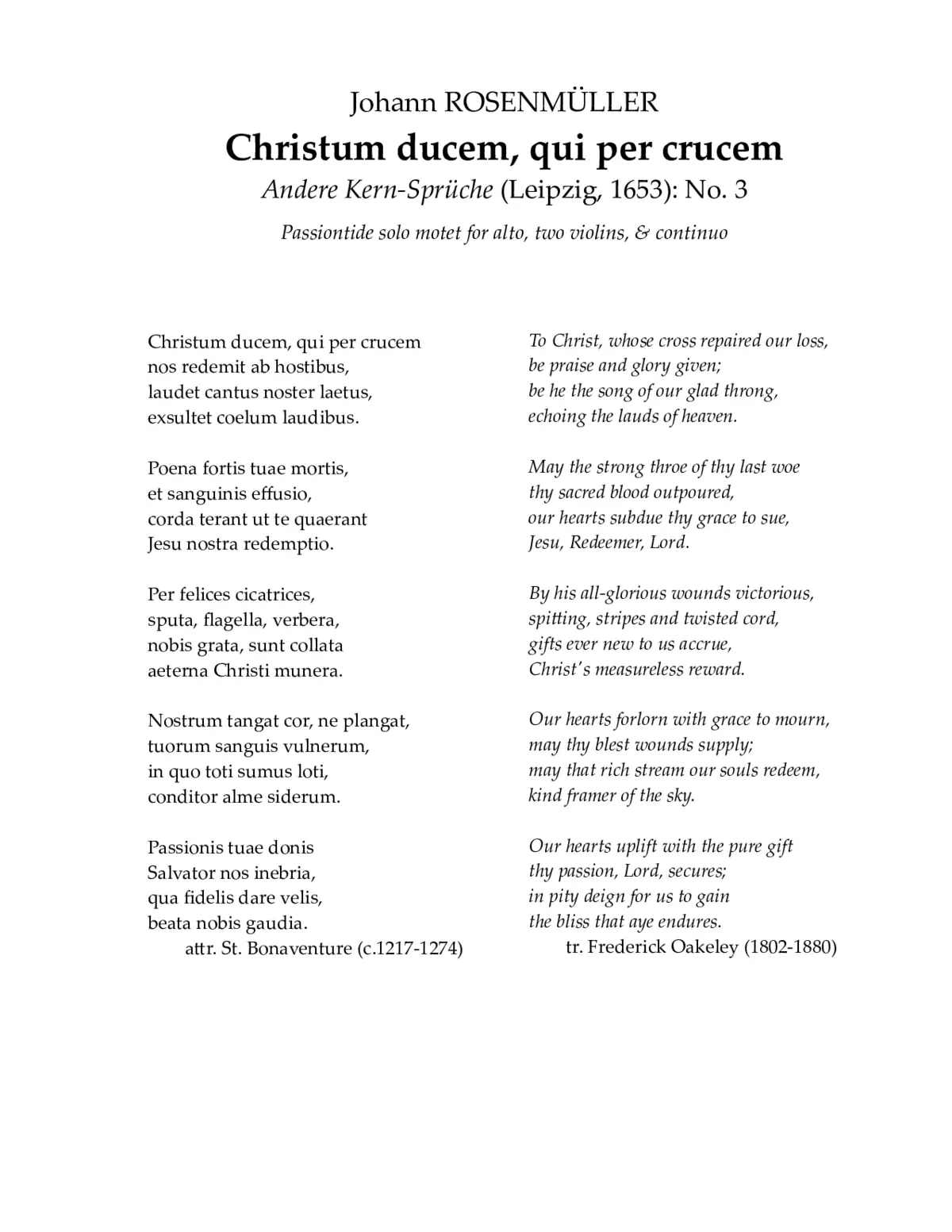 Christum ducem, qui per crucem - Page 1