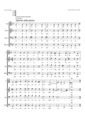 Aperite mihi portas