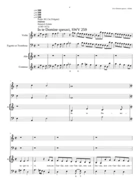 In te Domine speravi SWV 259