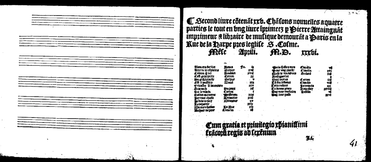25 Chansons nouvelles, Livre 2 - Page 1