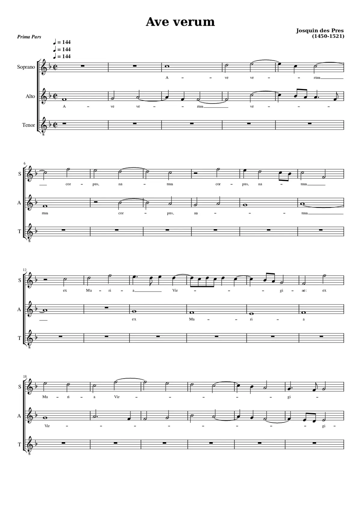 Ave verum - Page 1