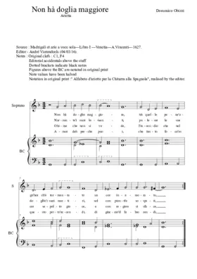 Non hà doglia maggiore