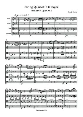 String Quartet in C major, Hob.III:65, Op.64 No.1