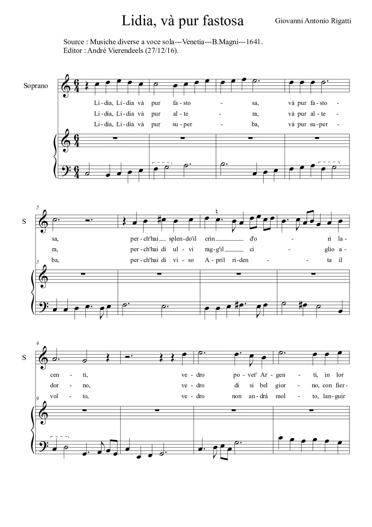 Lidia, và pur vastosa - Page 1