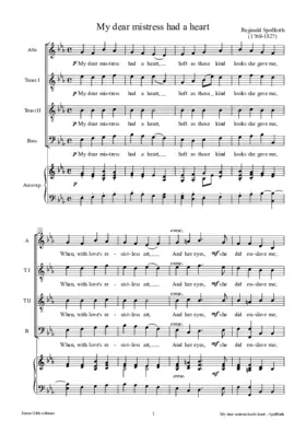 My dear mistress had a heart