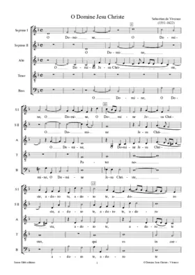 O Domine Jesu Christe