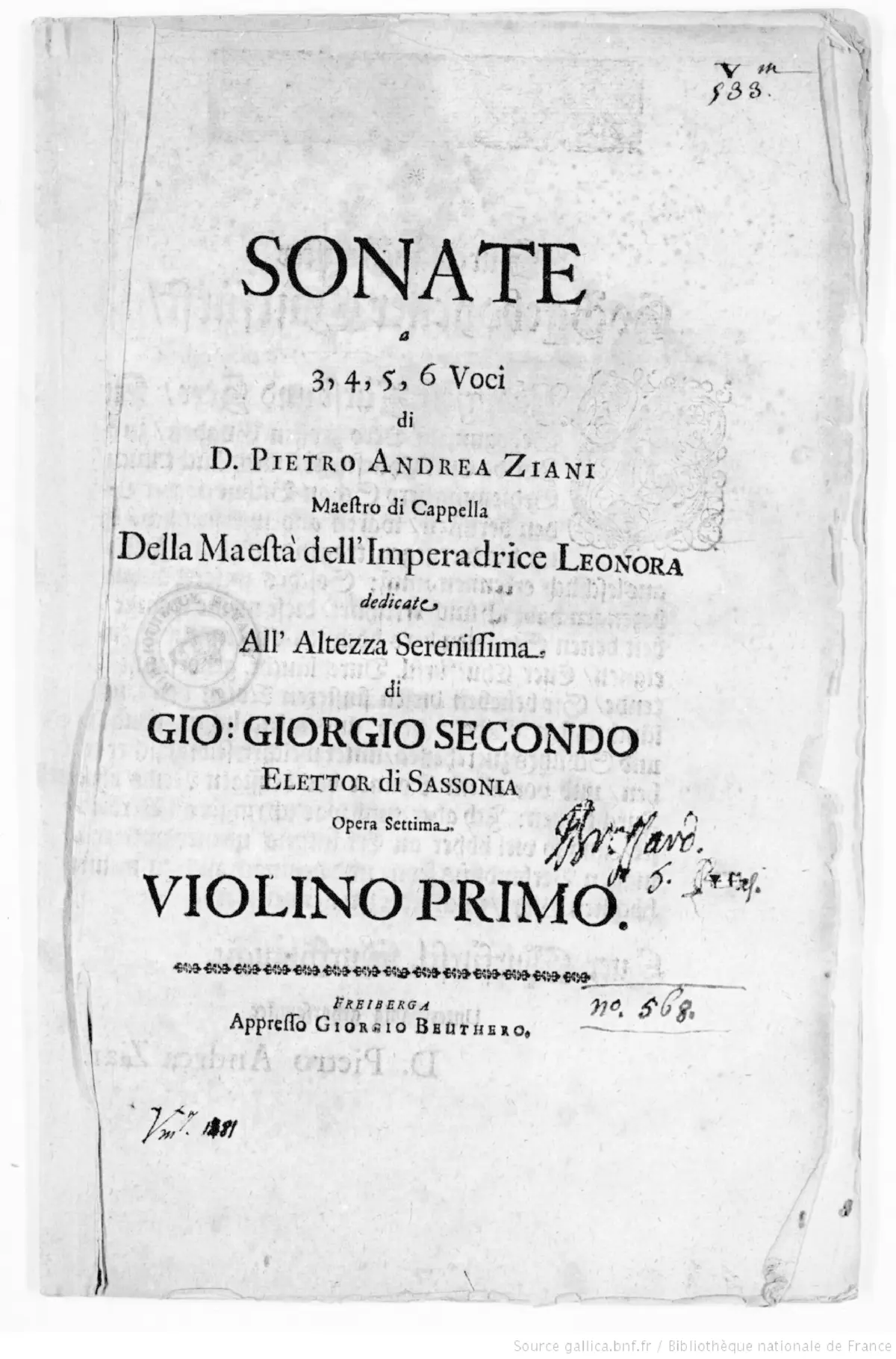 20 Sonatas, Op.7 - Page 1