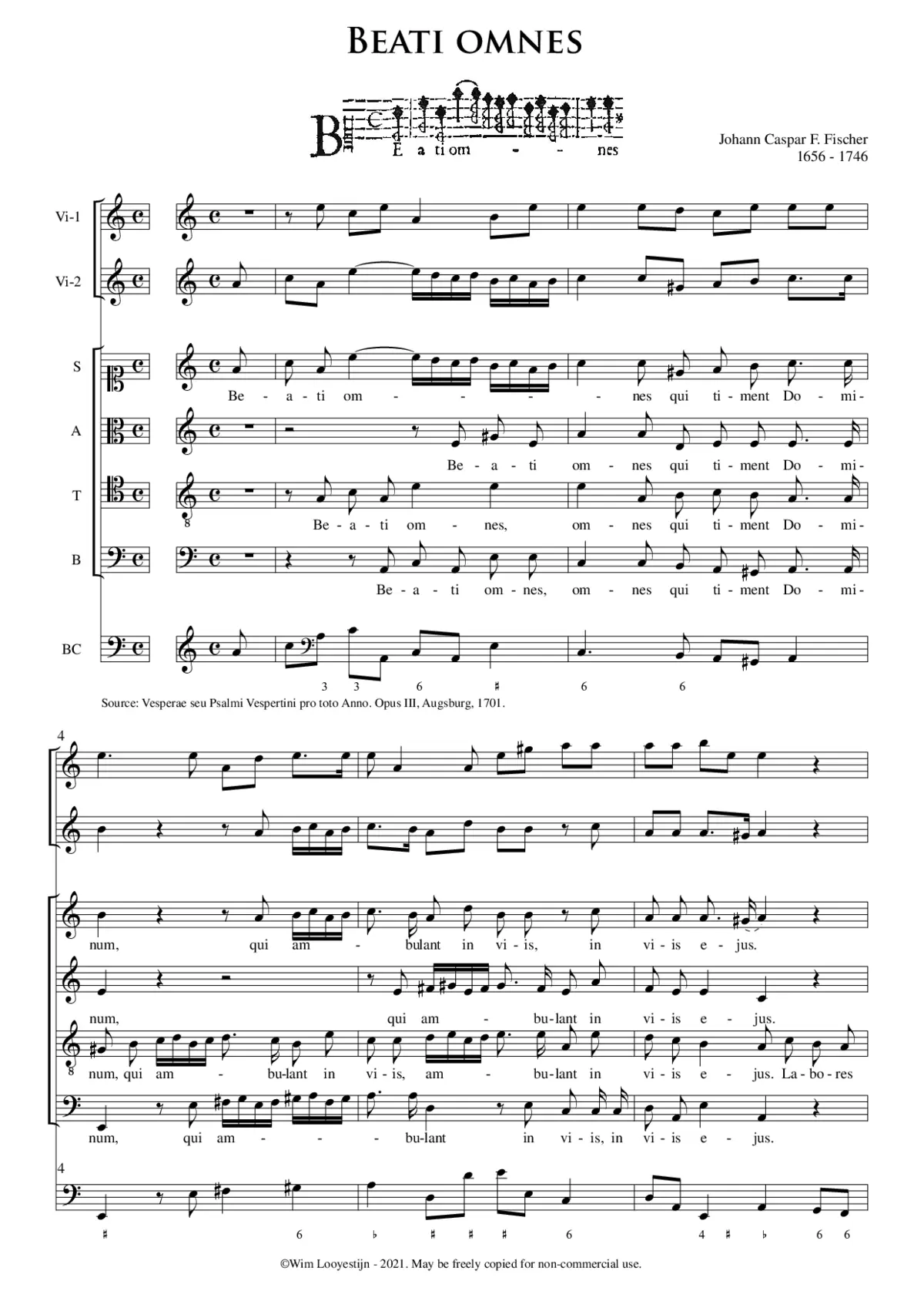 Beati omnes - Page 1