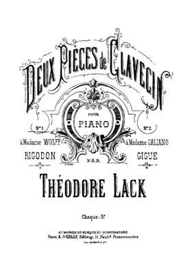 2 Pièces de clavecin