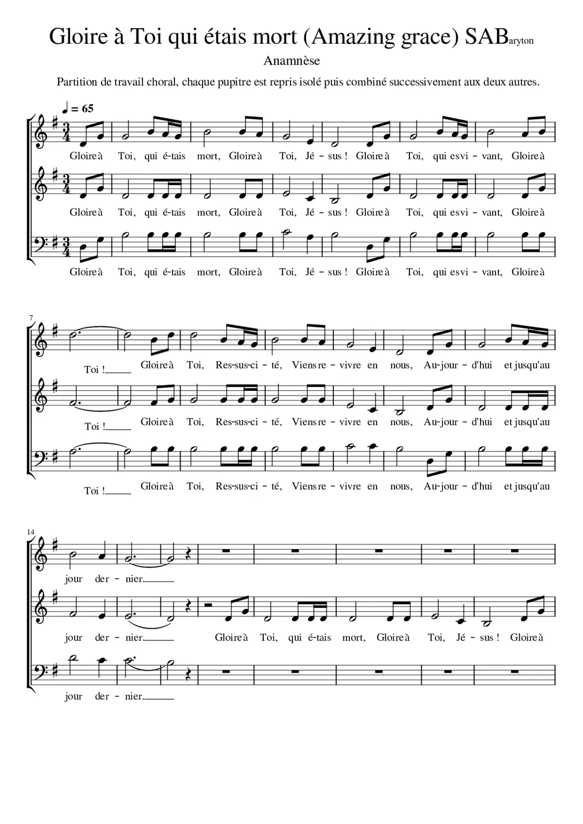 amazing grace - Page 1