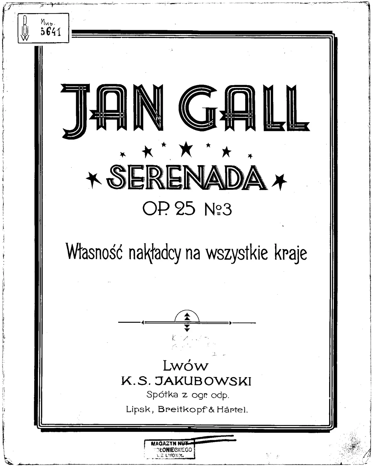 3 Pieśni - Page 1