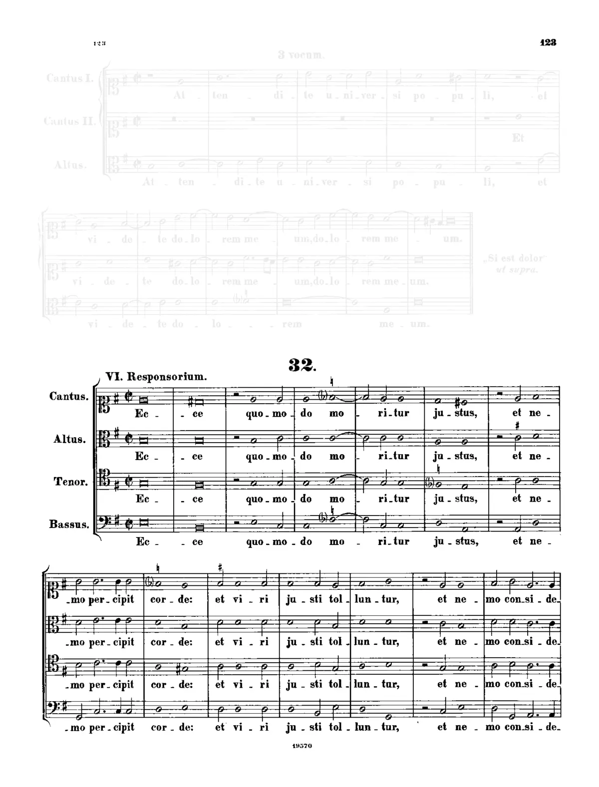 Ecce quomodo moritur justus - Page 1