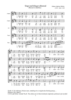Singt und klinget allzumal