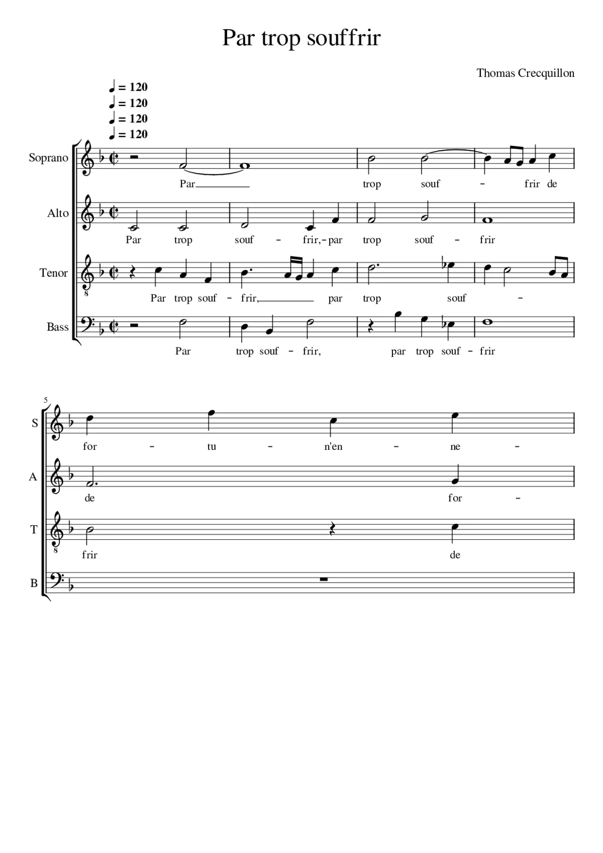 Par trop souffrir - Page 1