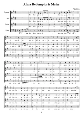Alma Redemptoris Mater a 8 (Collegio Romano ms.)