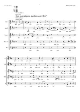 Bonjour et puis quelles nouvelles?