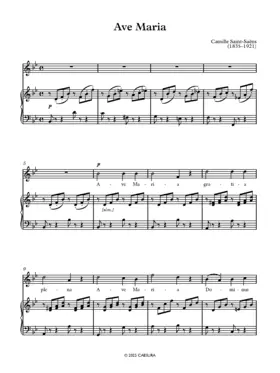 Ave Maria in B-flat major