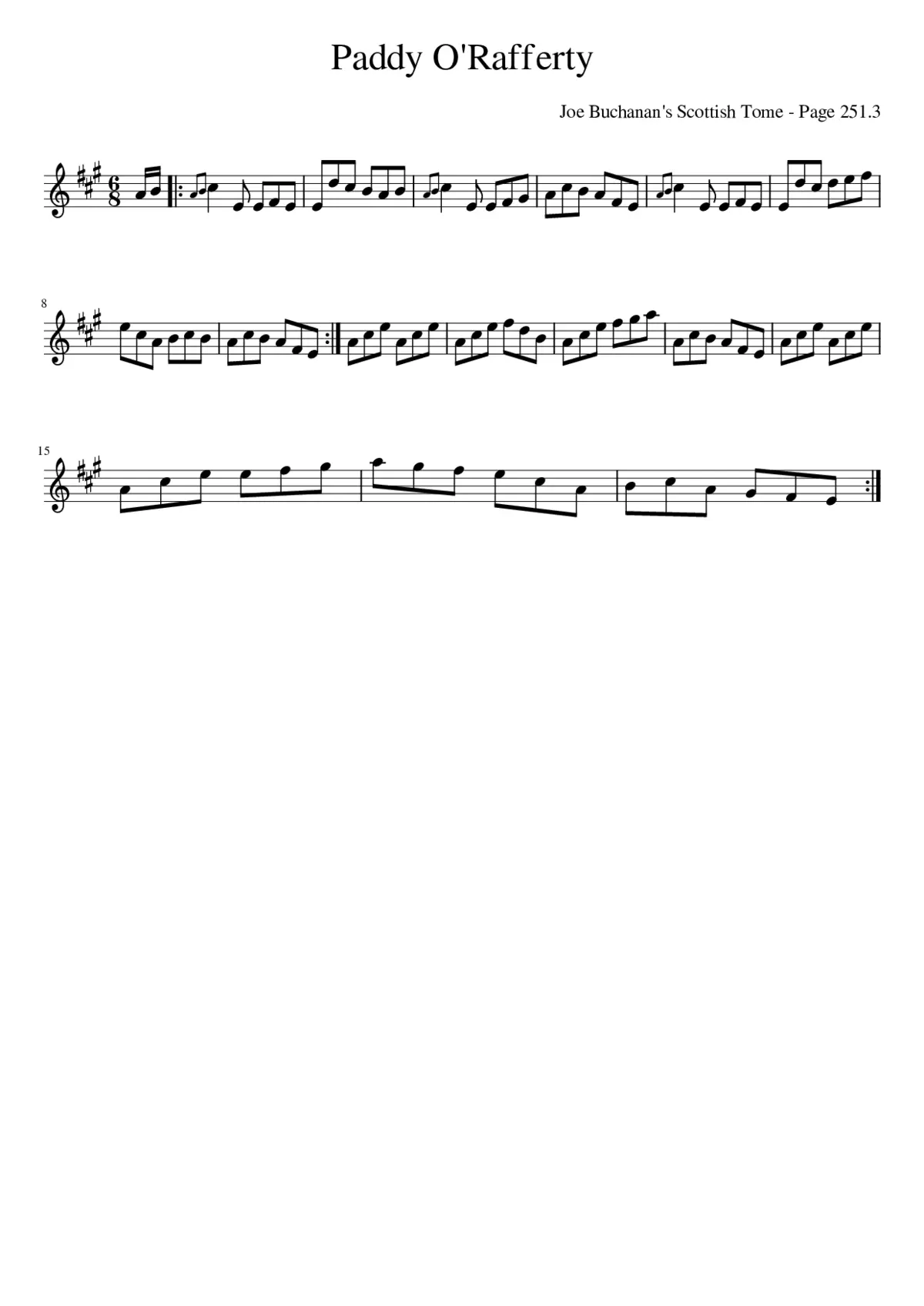 Paddy O'Rafferty - Page 1